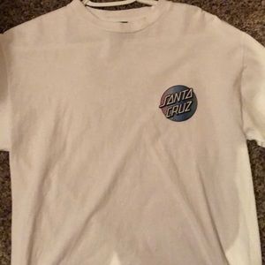 White Santa Cruz long sleeve from Tilly’s